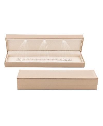 Astuccio con luce serie Modena oro 24X6X3,5cm bracciale