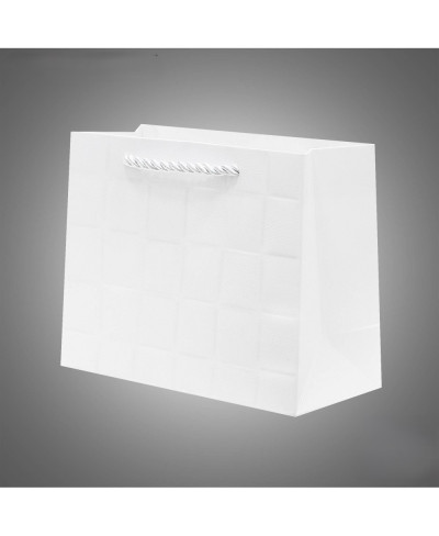 Busta Shopper Di Carta Serie LONDRA 17x13x7cm Bianco