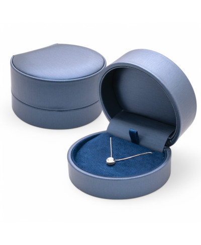 Astucci Per Gioielli Linea PORTOFINO 80x70x45mm Collana Blu