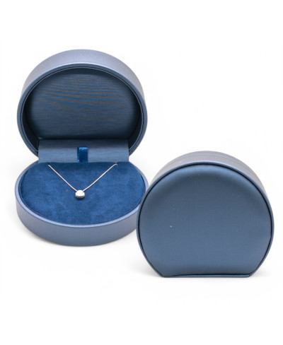Astucci Per Gioielli Linea PORTOFINO 100x88x45mm Collana Blu