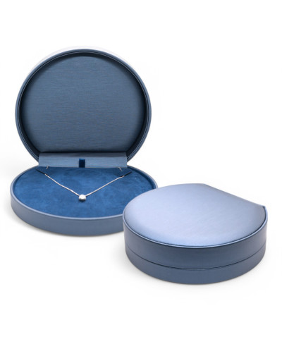 Astucci Per Gioielli Linea PORTOFINO 160x145x45mm Collana Blu